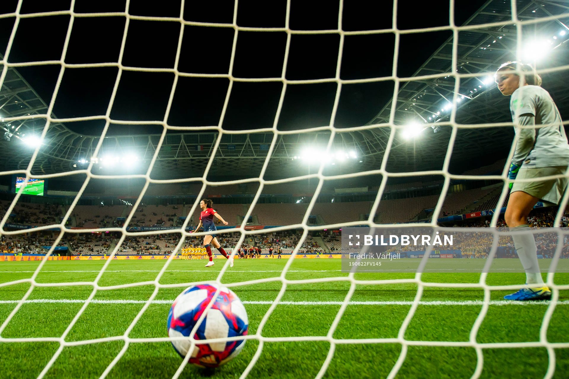 Ingrid Syrstad Engen of Norway celebrates