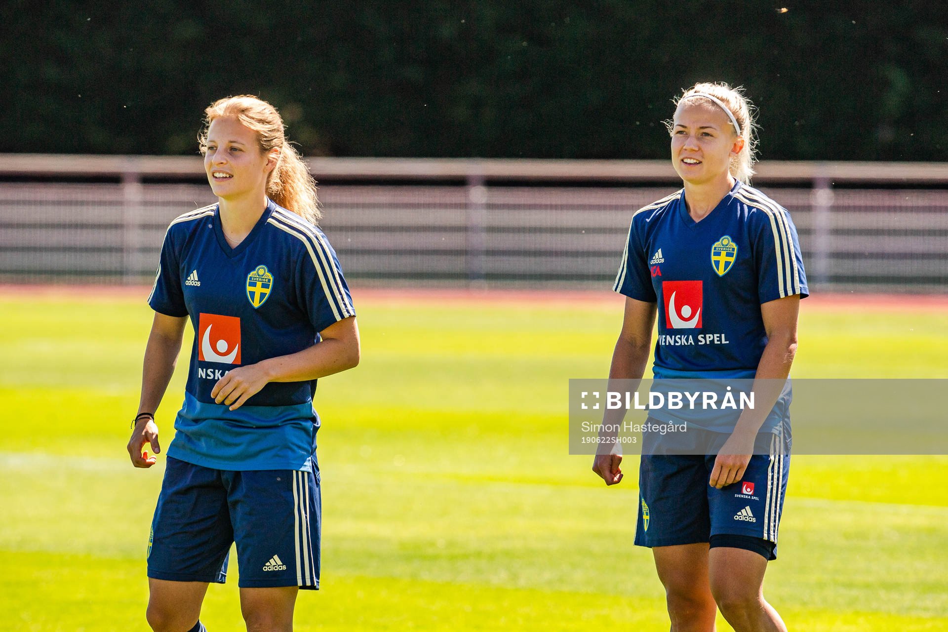 Anna Anvegård and Hanna Glas of Sweden