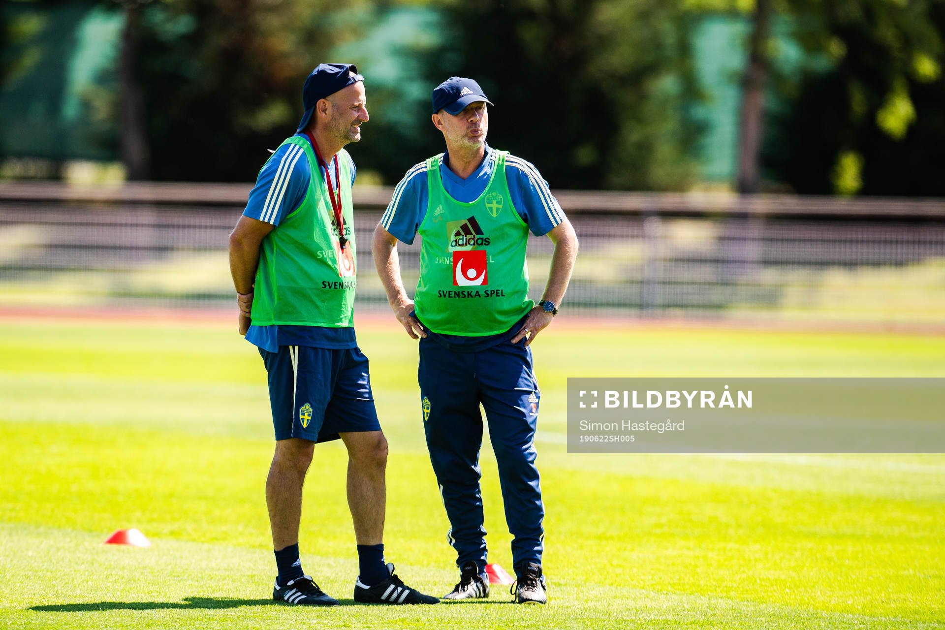 Magnus Wikman, assistant coach and Peter Gerhardsson, Head