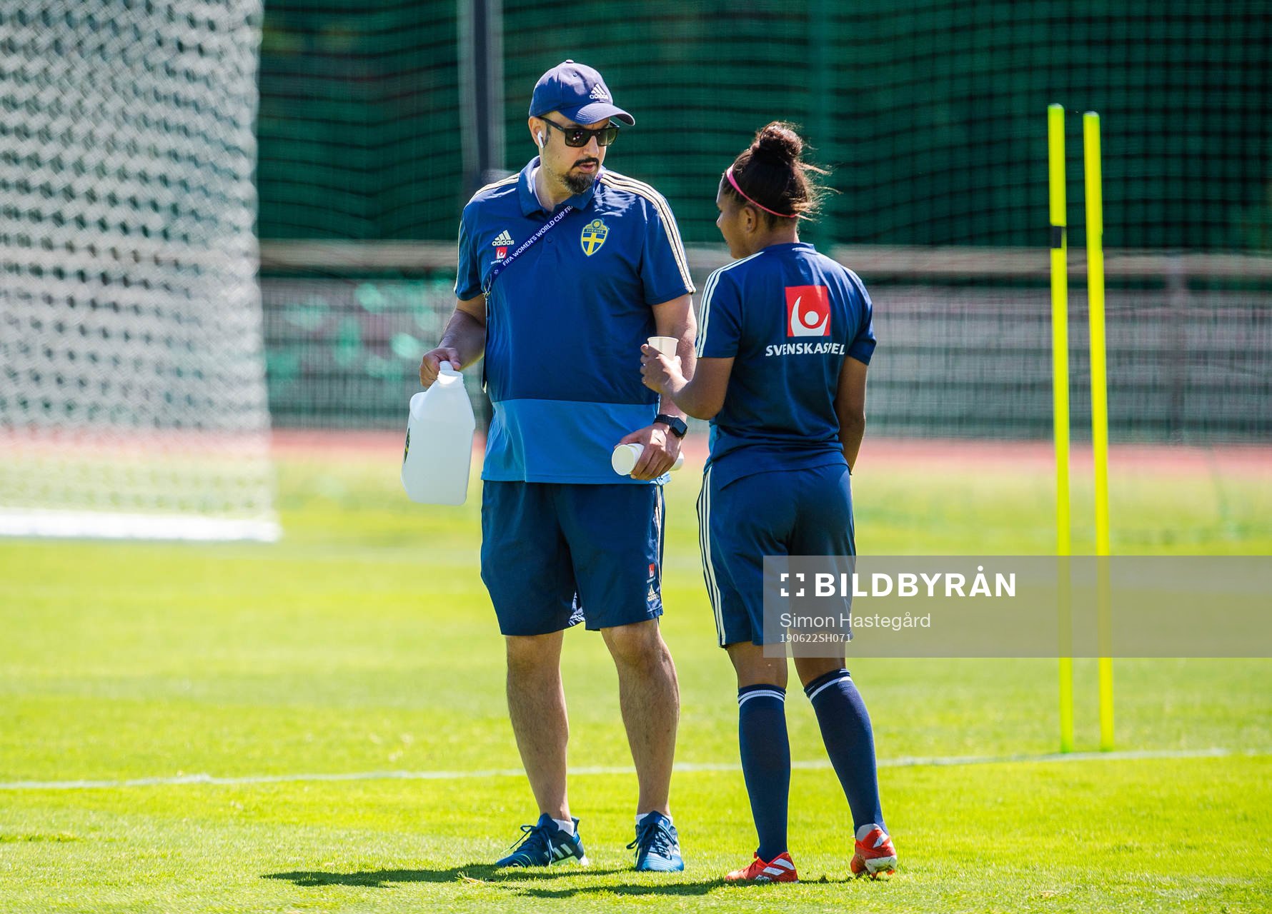 Houman Ebrahimi, doctor and Madelen Janogy of Sweden