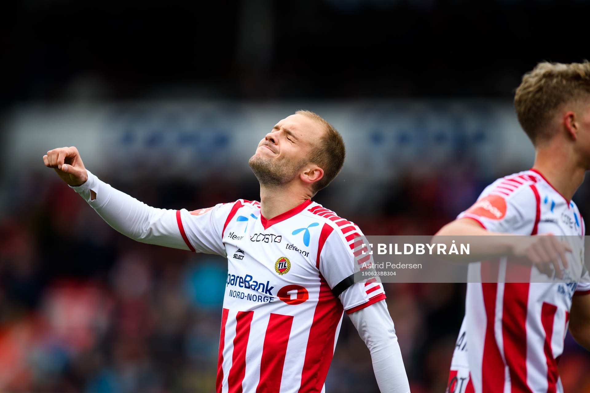 Lasse Nilsen of Tromsø looks dejected