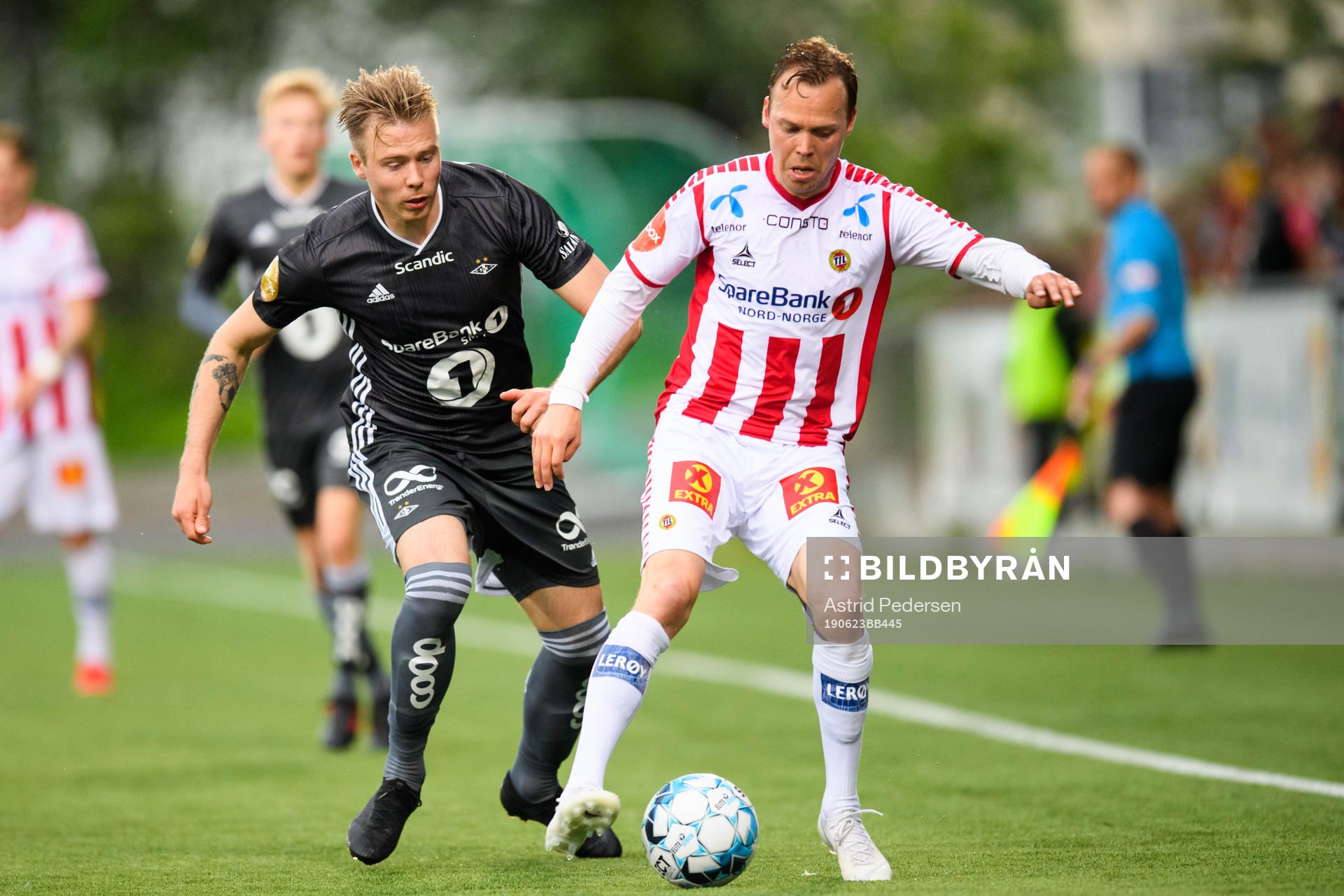 Alexander Søderlund of Rosenborg and Magnus Andersen of