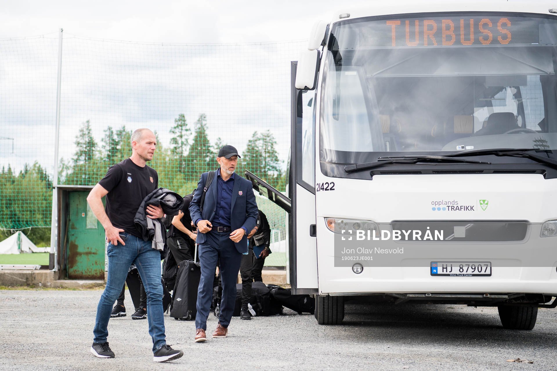 Lars Bohinen, head coach of Aalesund, arrives