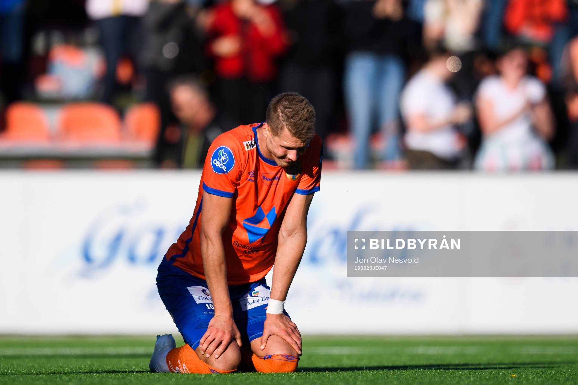 Hólmbert Fridjónsson of Aalesund looks dejected