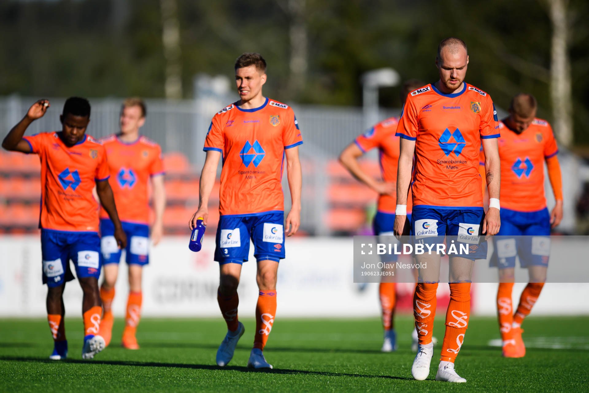 Daníel Grétarsson and Aron Elís Thrándarson of Aalesund