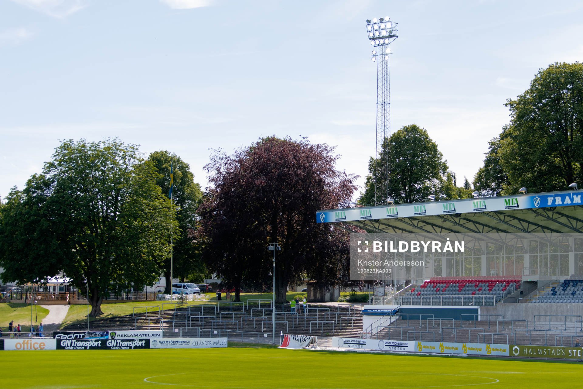 Örjans Vall före fotbollsmatchen i Superettan mellan
