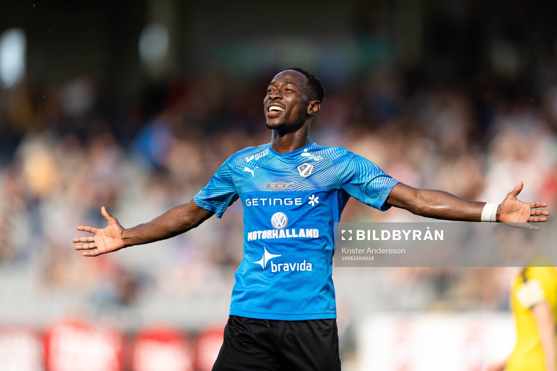 Halmstads Sadat Karim jublar