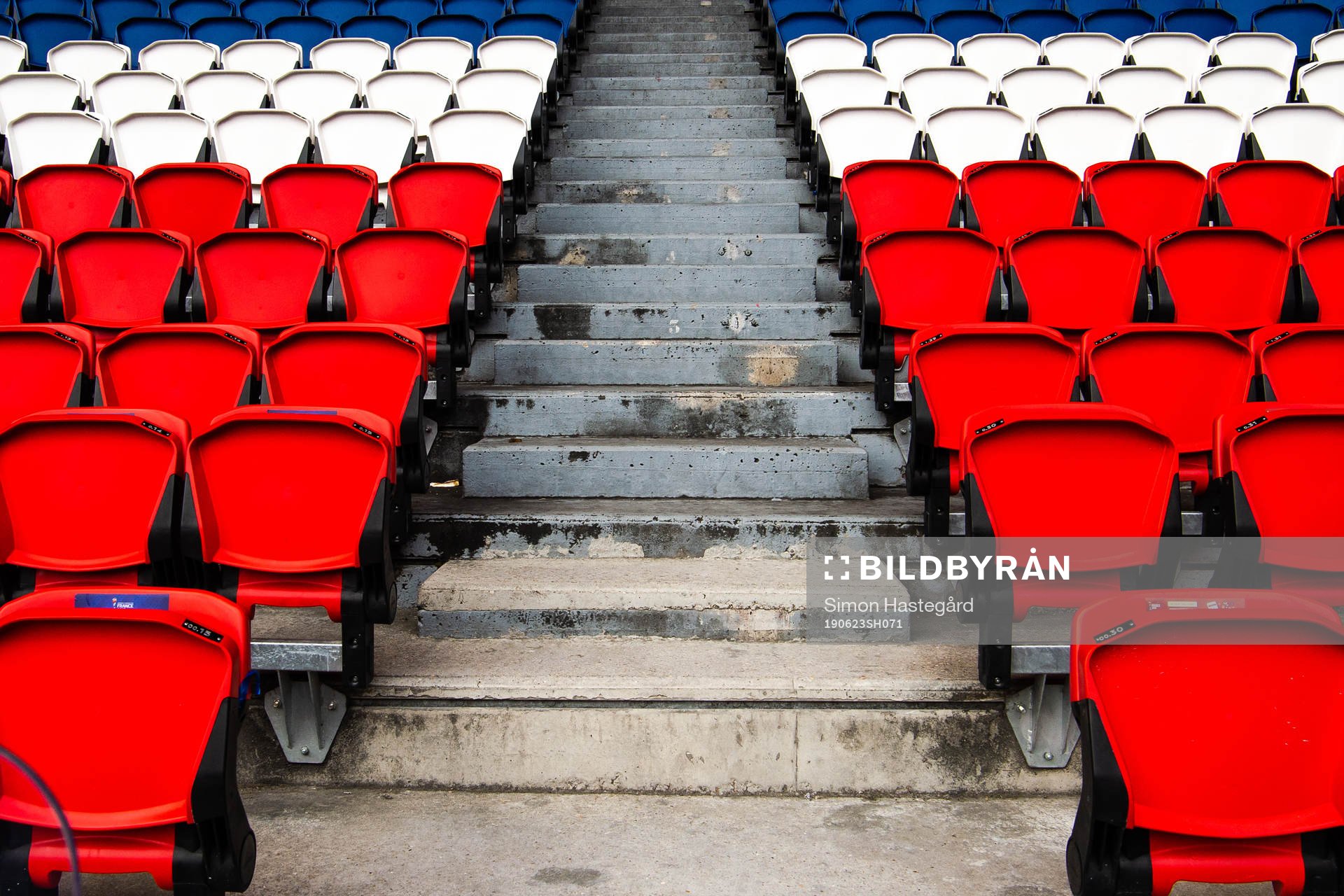 General view of the stands