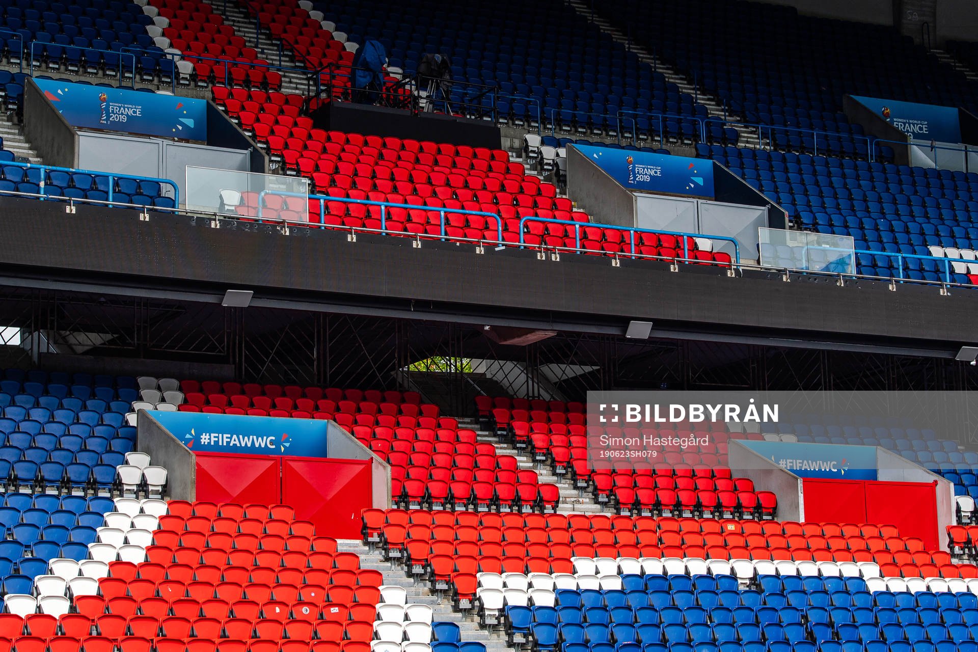 General view of the stands