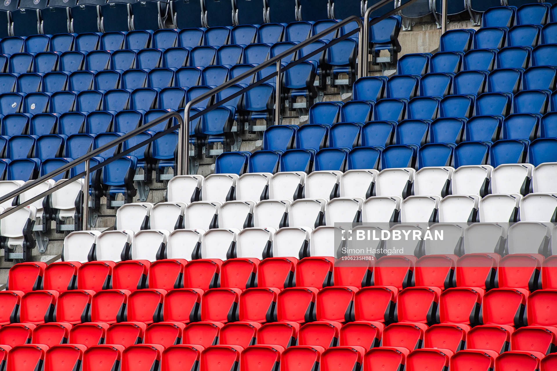General view of the stands