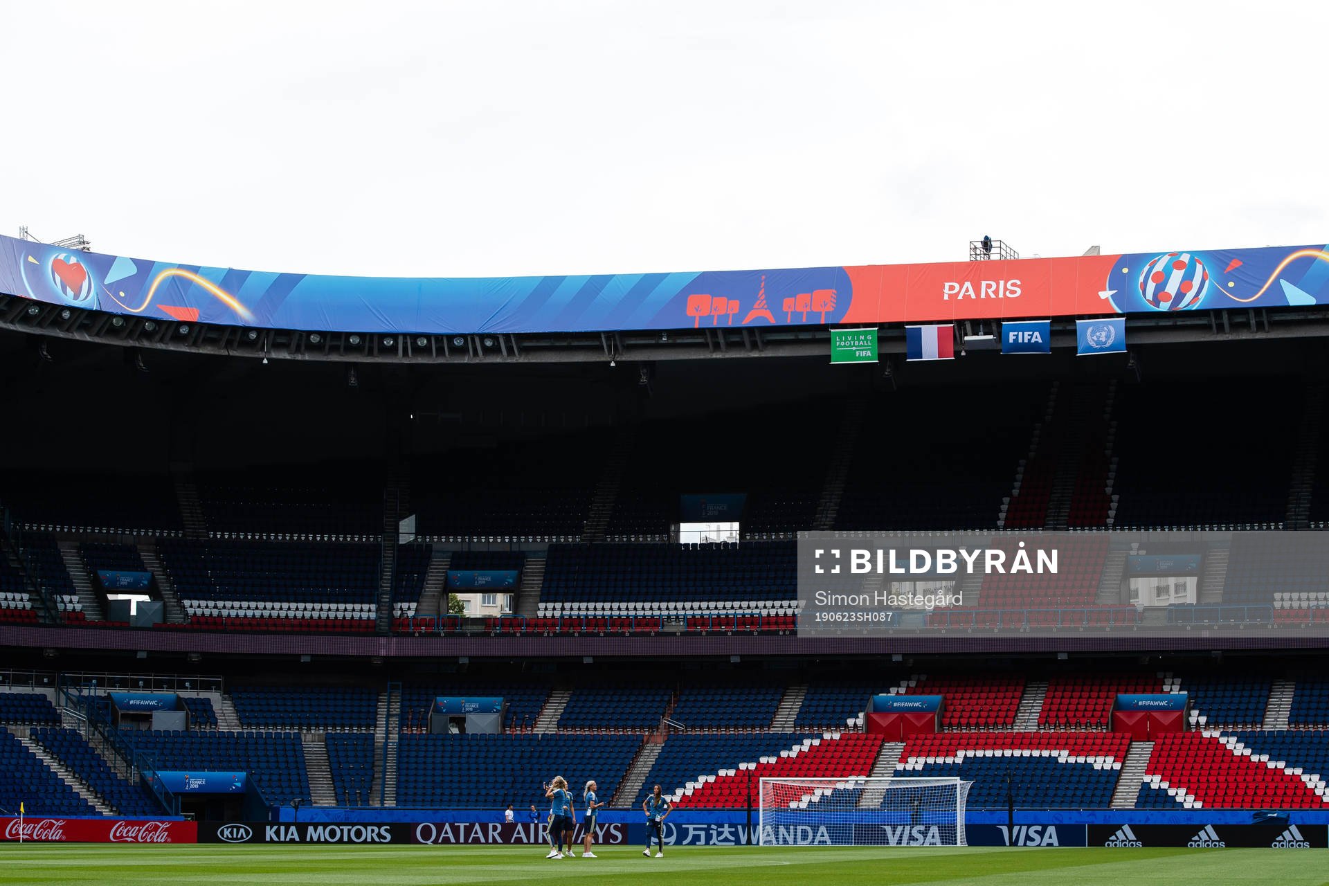 Kosovare Asllani, Magdalena Eriksson , Hanna Glas and Sofia