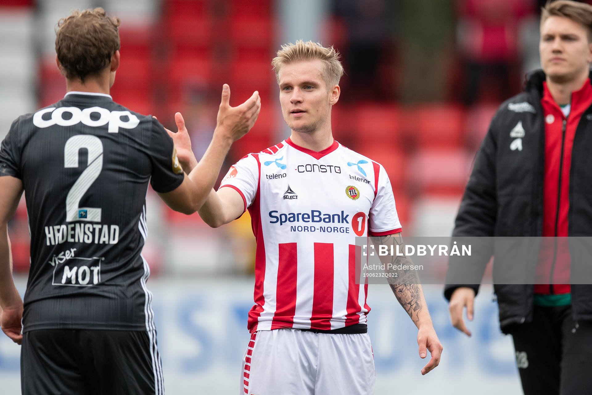 Vegar Eggen Hedenstad of Rosenborg and Mikael Ingebrigtsen