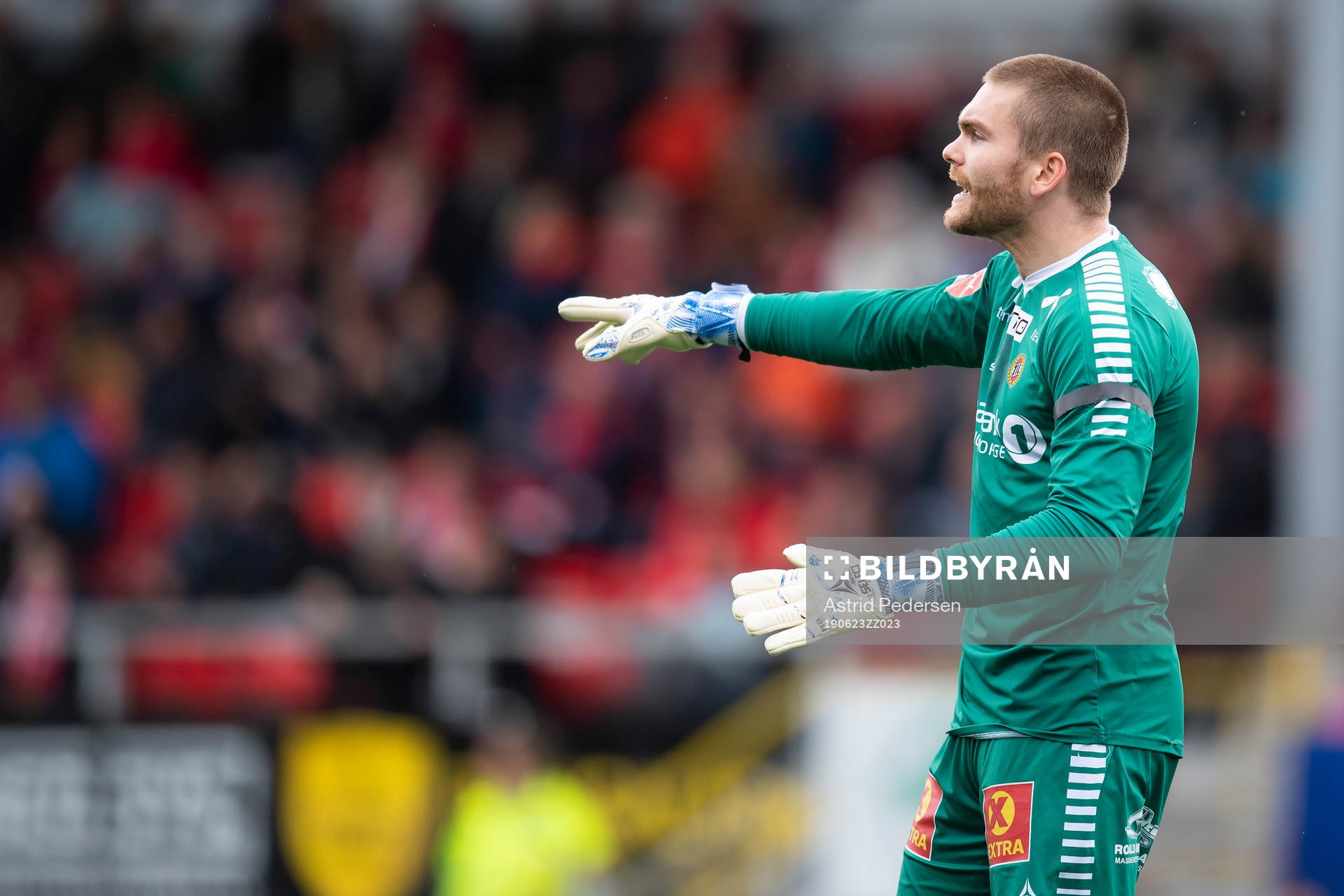 Goalkeeper Gudmund Kongshavn of Tromsø