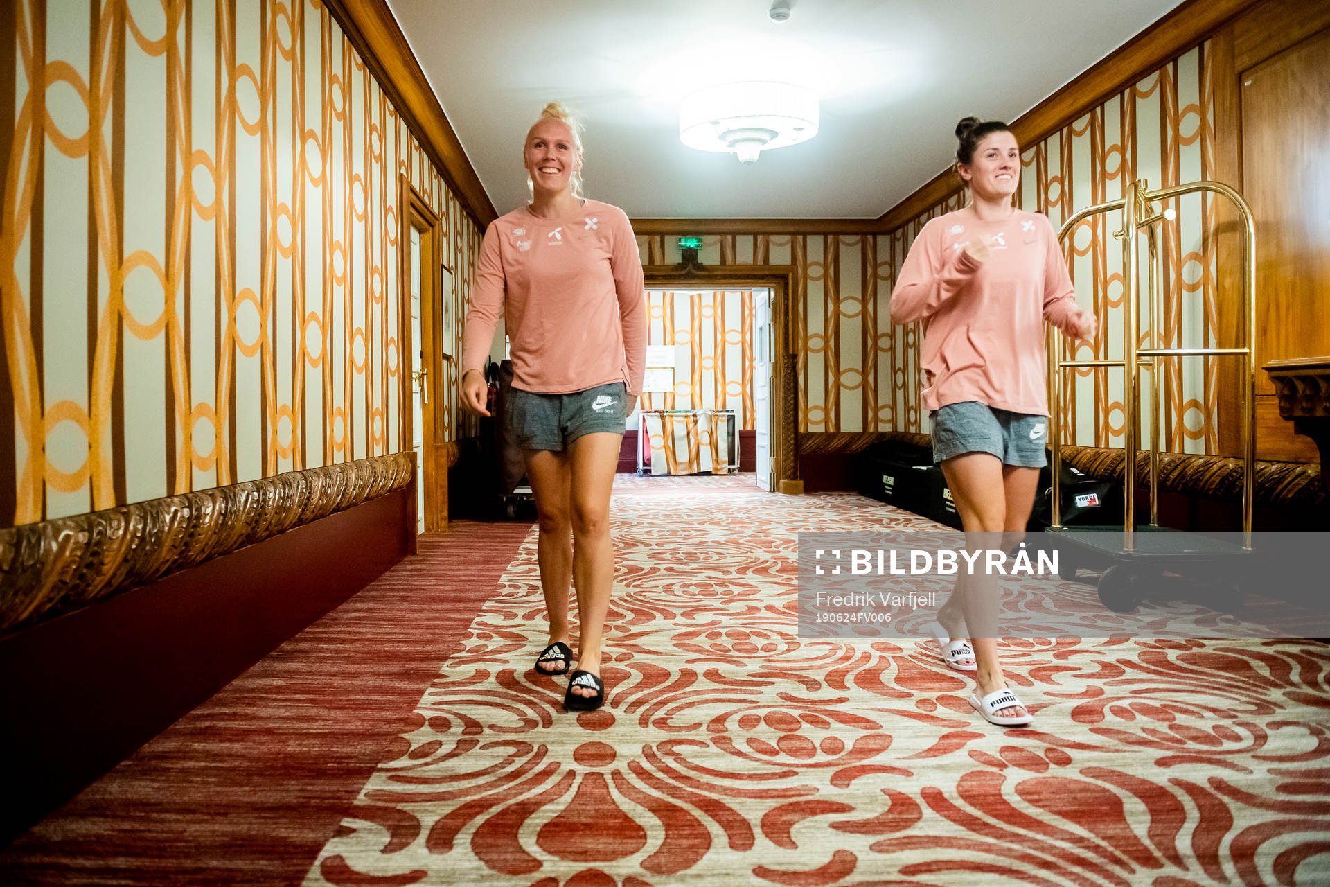 Maria Thorisdottir and Maren Nævdal Mjelde of Norway