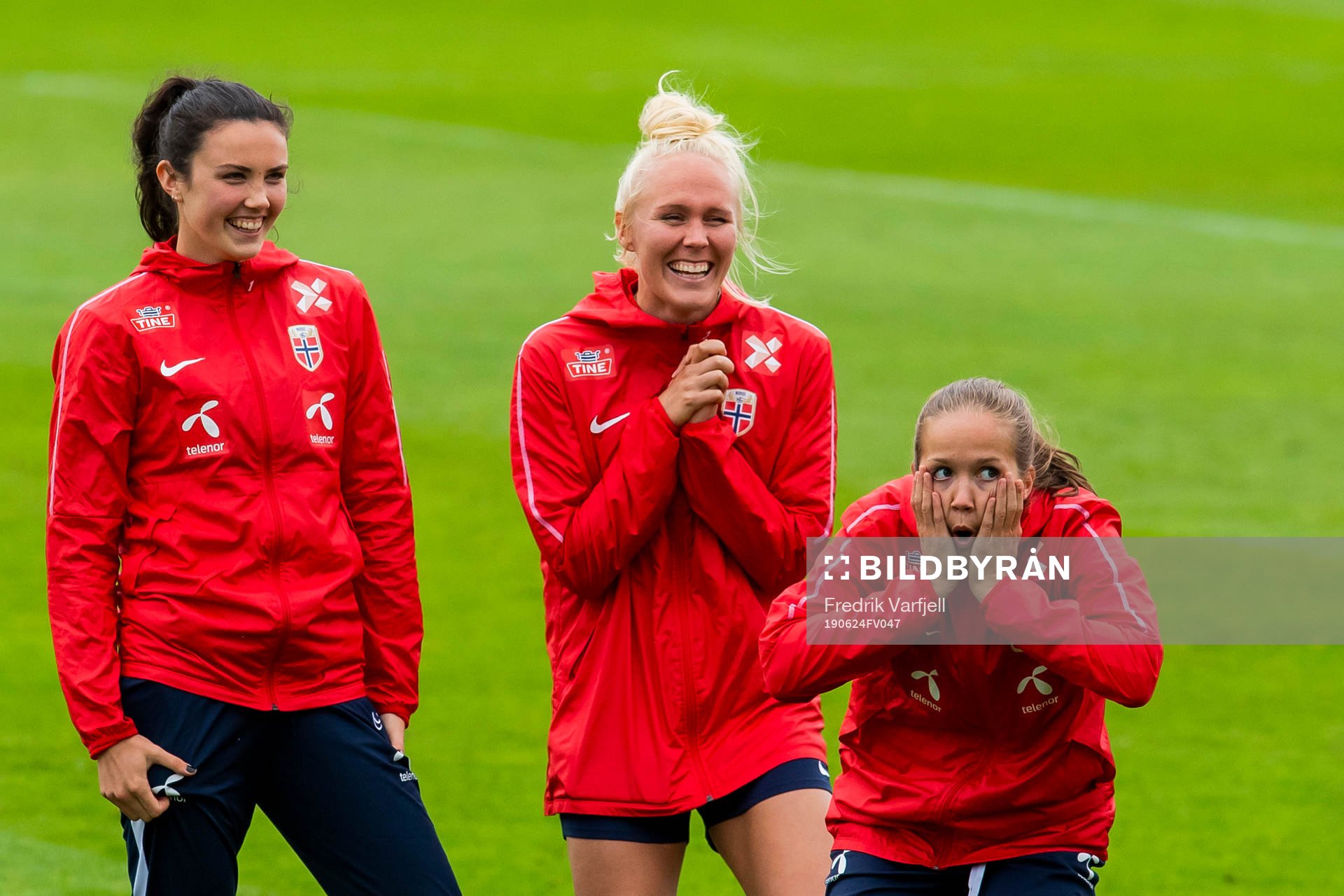 Ingrid Syrstad Engen, Maria Thorisdottir and Guro Reiten of