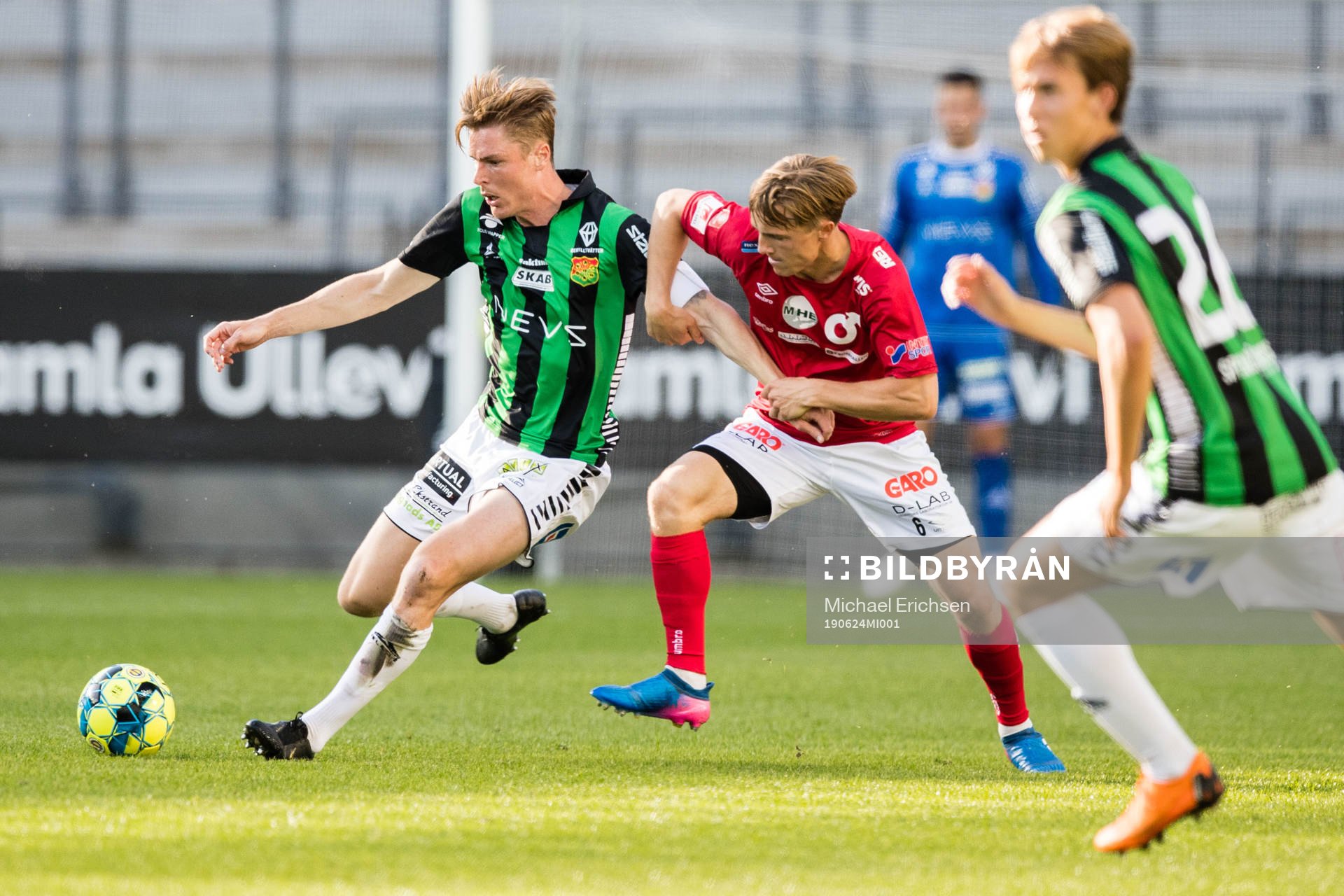 GAIS Marcus Bergholtz och Degerfors Jakob Ortmark