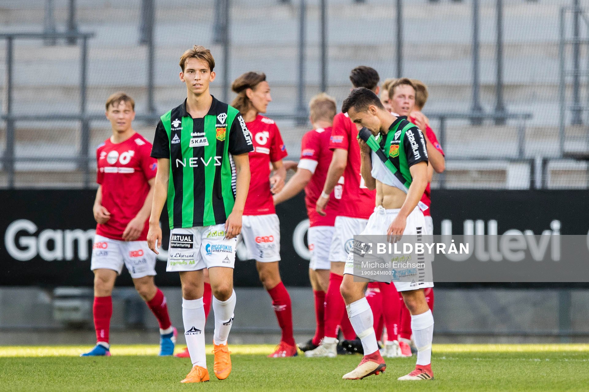 GAIS Adam Wästlund och Predrag Randelovic deppar