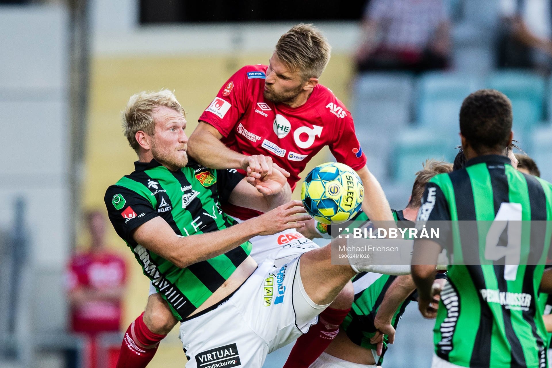 GAIS Carl Elfgren Nyström och Degerfors Erik Björndahl