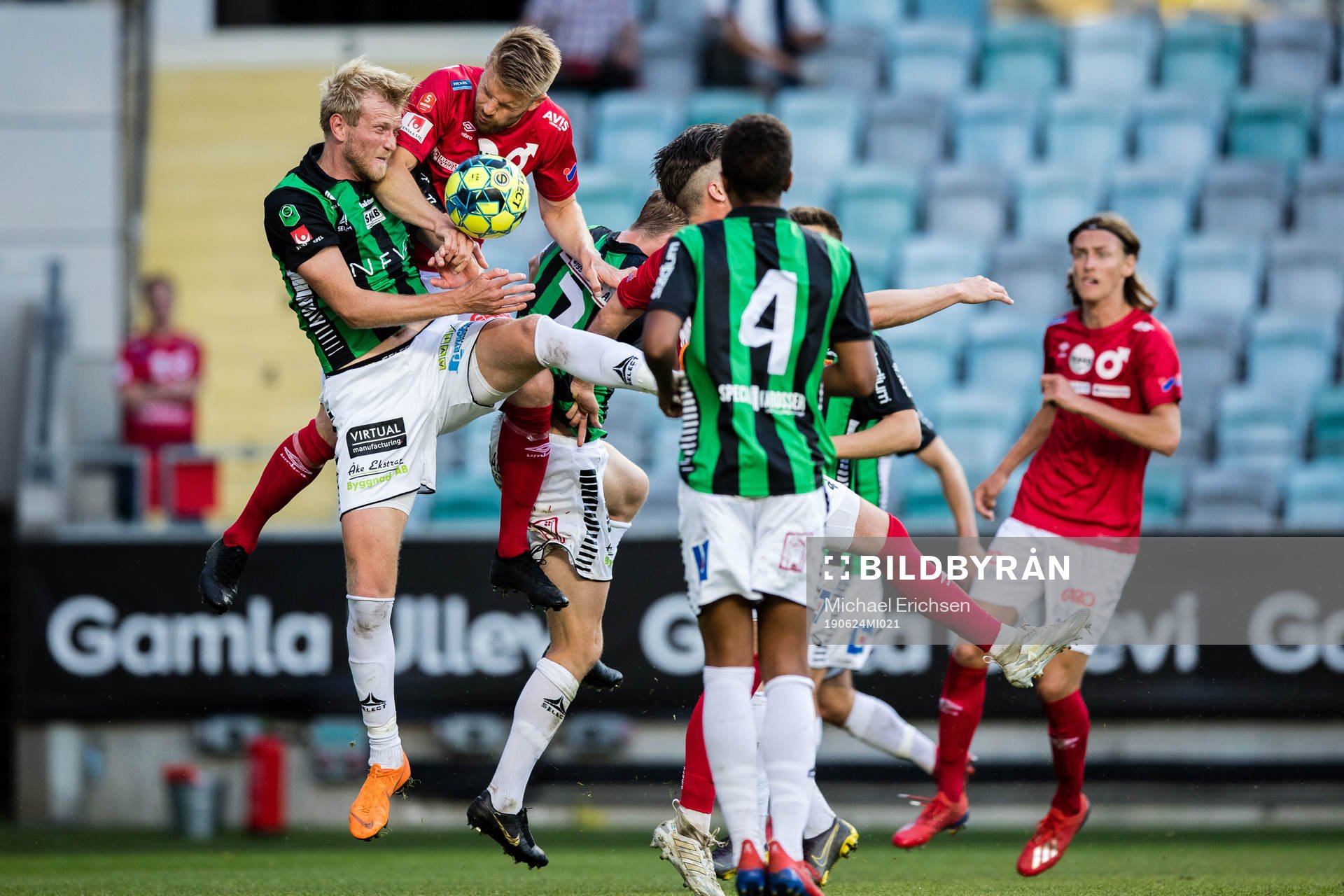 GAIS Carl Elfgren Nyström och Degerfors Erik Björndahl