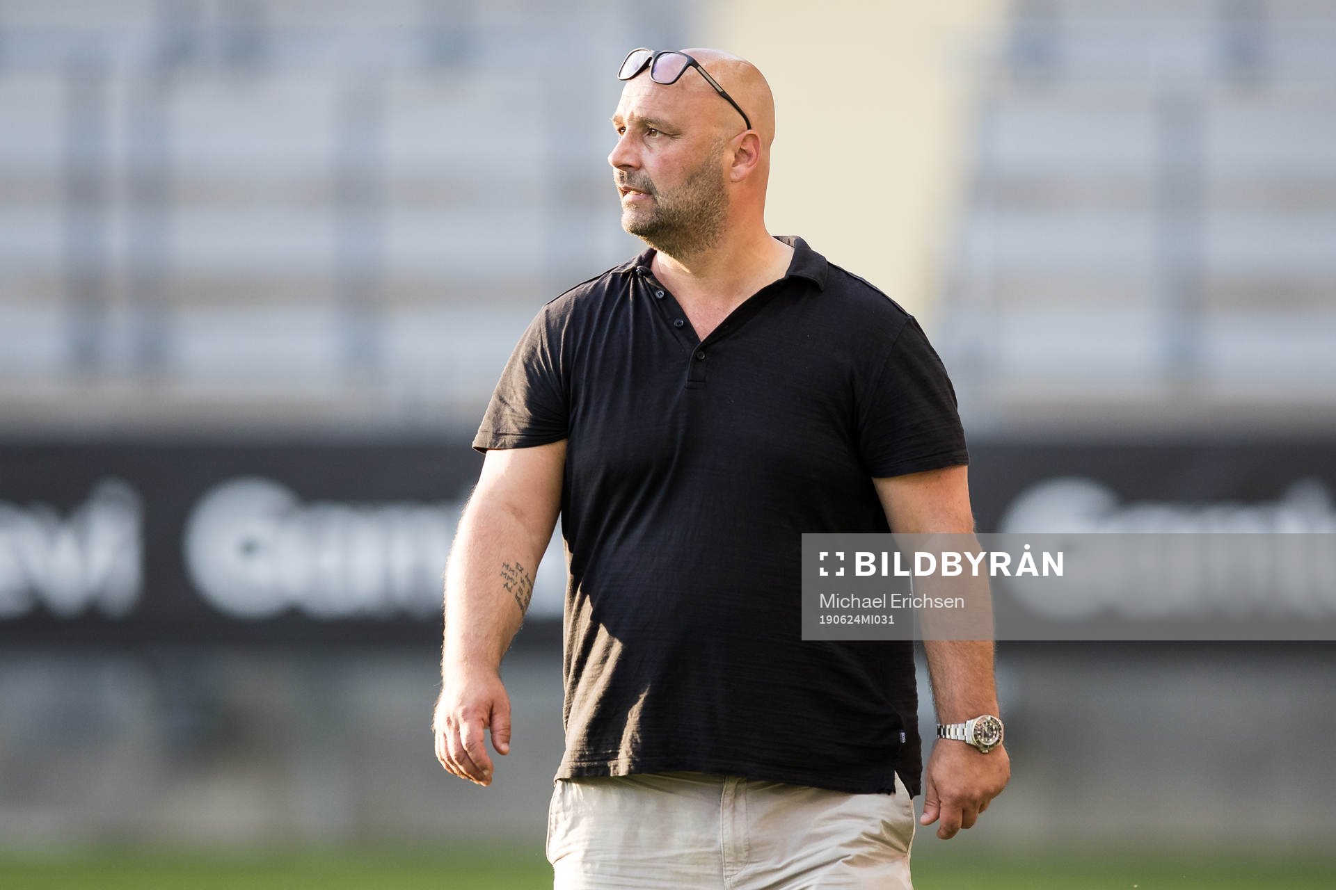 GAIS tränare Bosko Orovic under fotbollsmatchen i Superettan mellan GAIS och Degerfors den 24 juni 2019 i Göteborg.