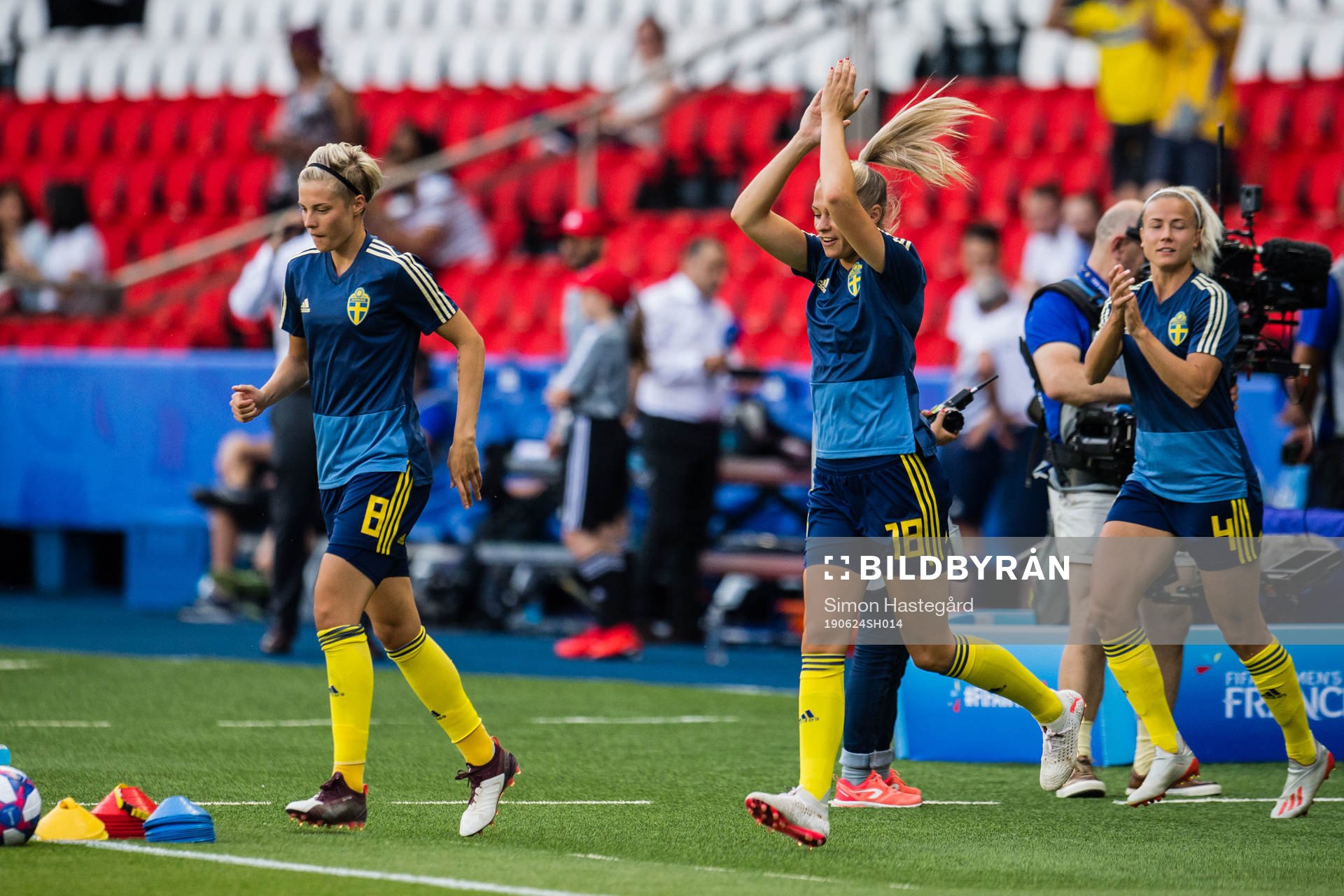 Lina Hurtig, Fridolina Rolfö and Hanna Glas