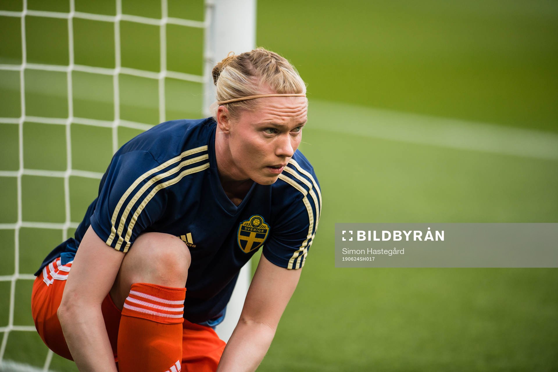 Goalkeeper Hedvig Lindahl of Sweden