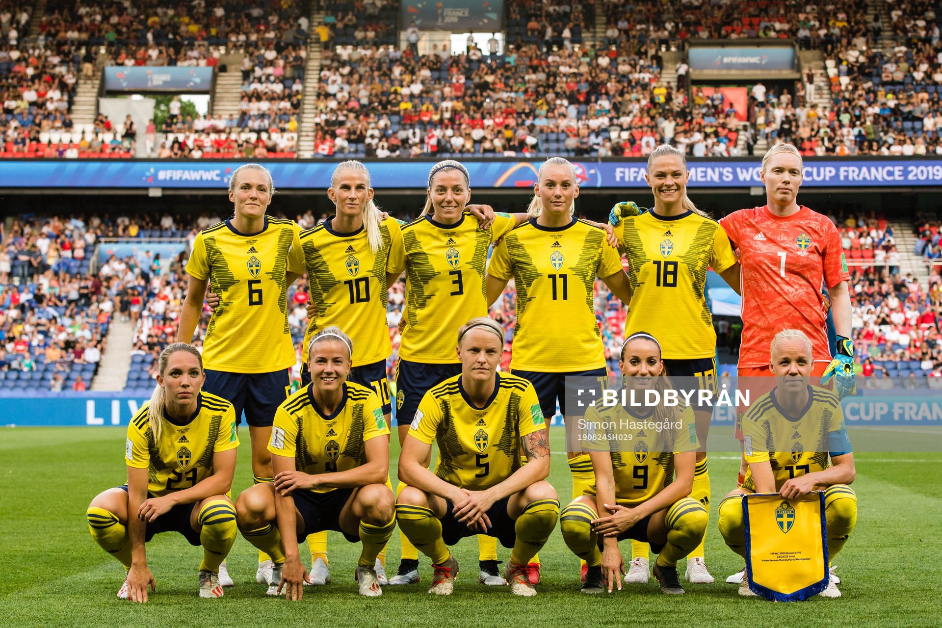 Magdalena Eriksson, Sofia Jakobsson, Linda Sembrant, Stina
