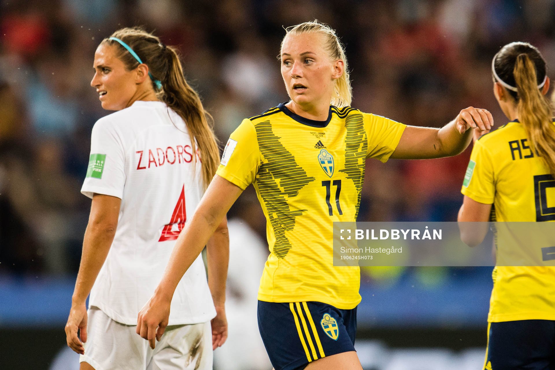 Stina Blackstenius of Sweden