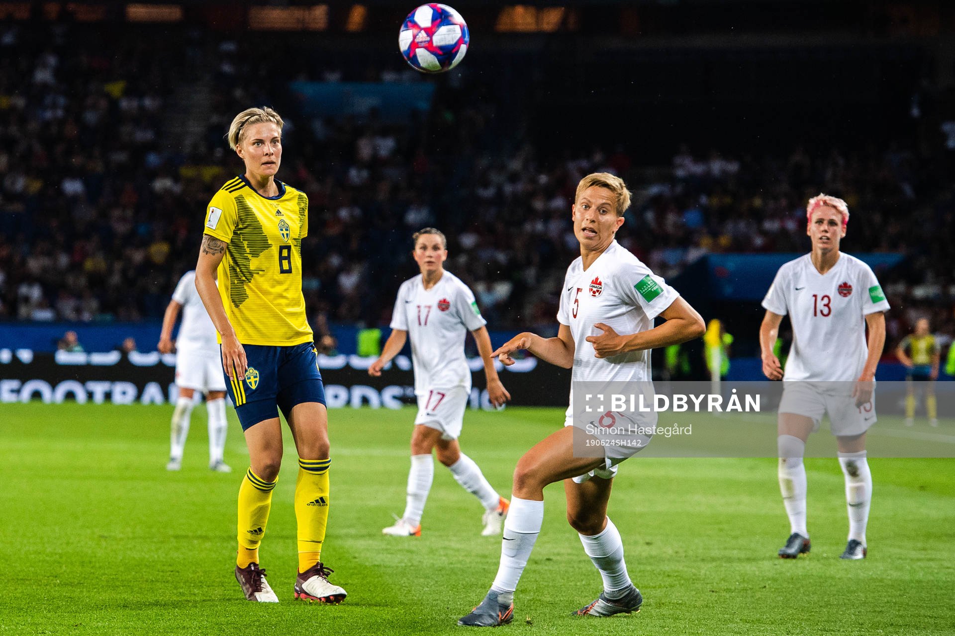 Lina Hurtig of Sweden and Deanne Rose of Canada