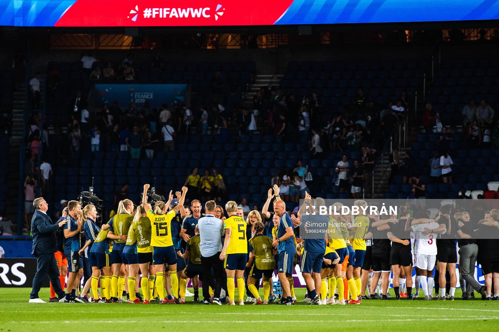 Players and staff of Sweden gathered