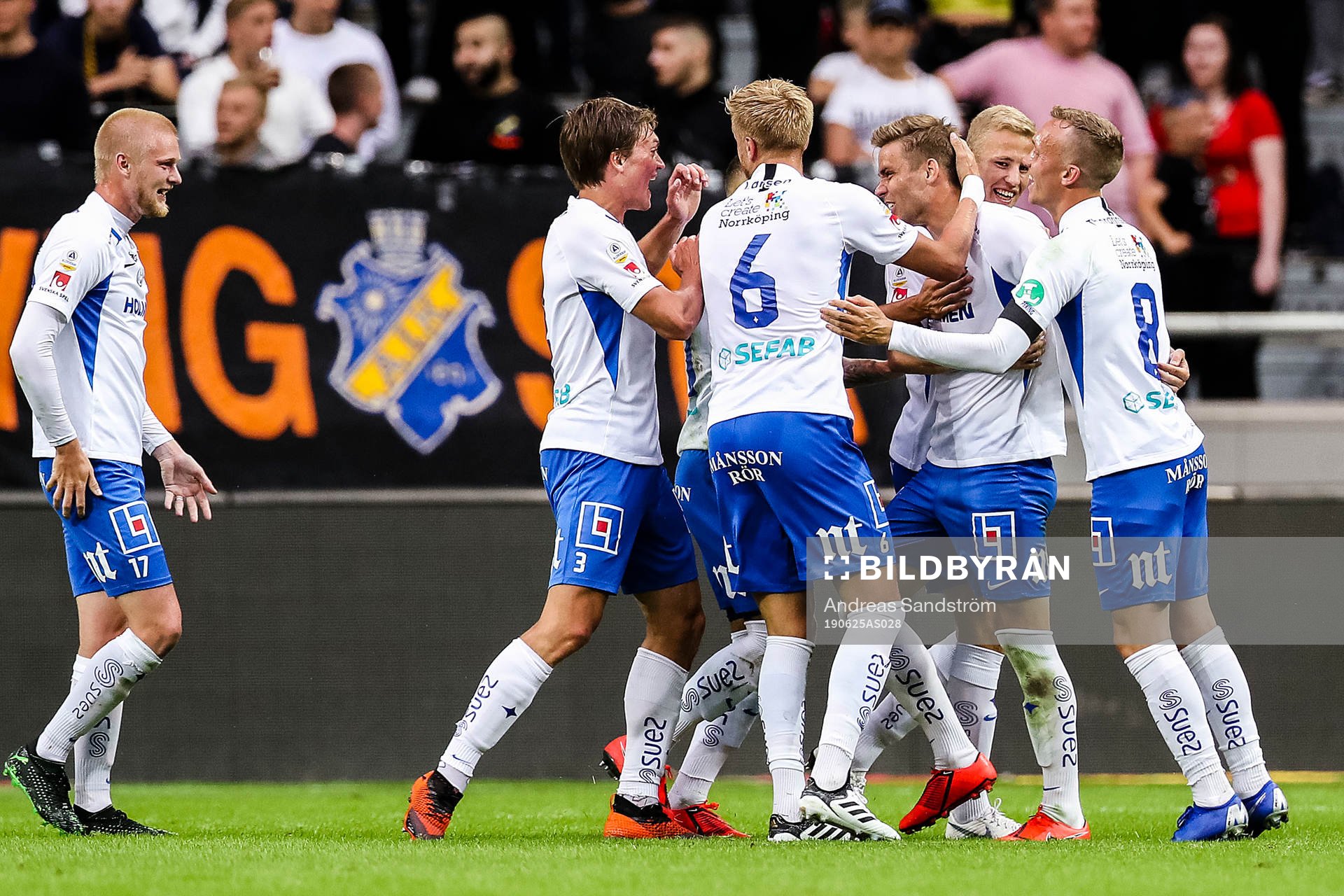 IFK Norrköpings Christoffer Nyman jublar
