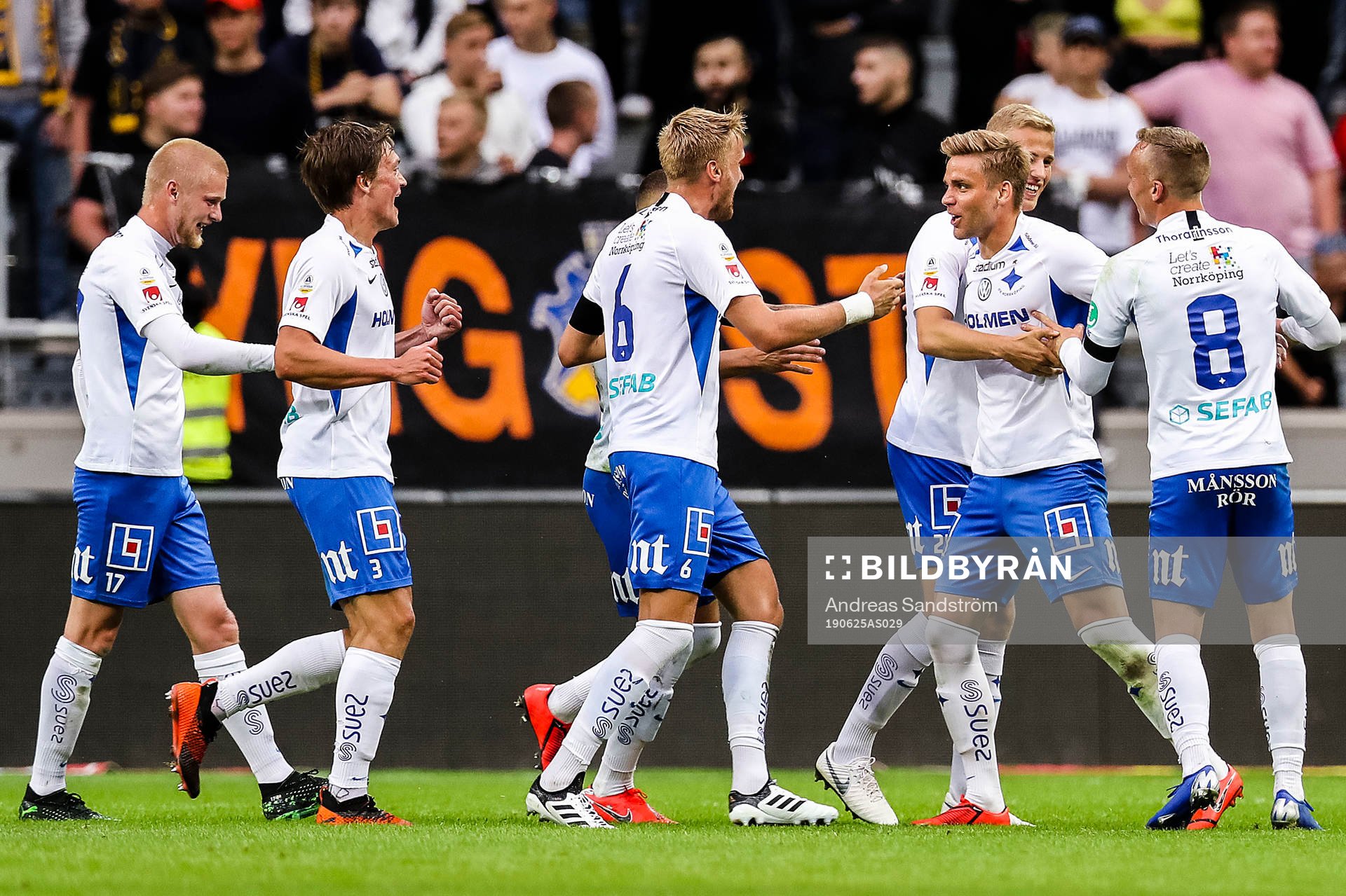IFK Norrköpings Christoffer Nyman jublar
