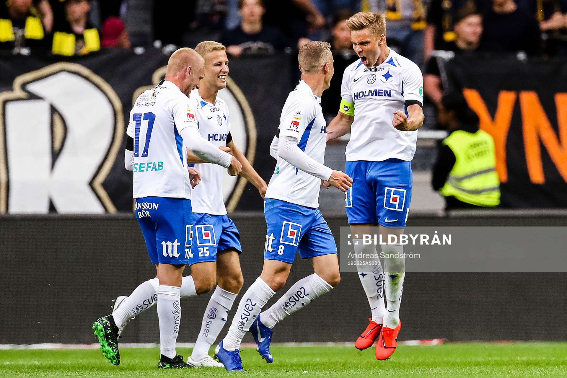 IFK Norrköpings Christoffer Nyman jublar