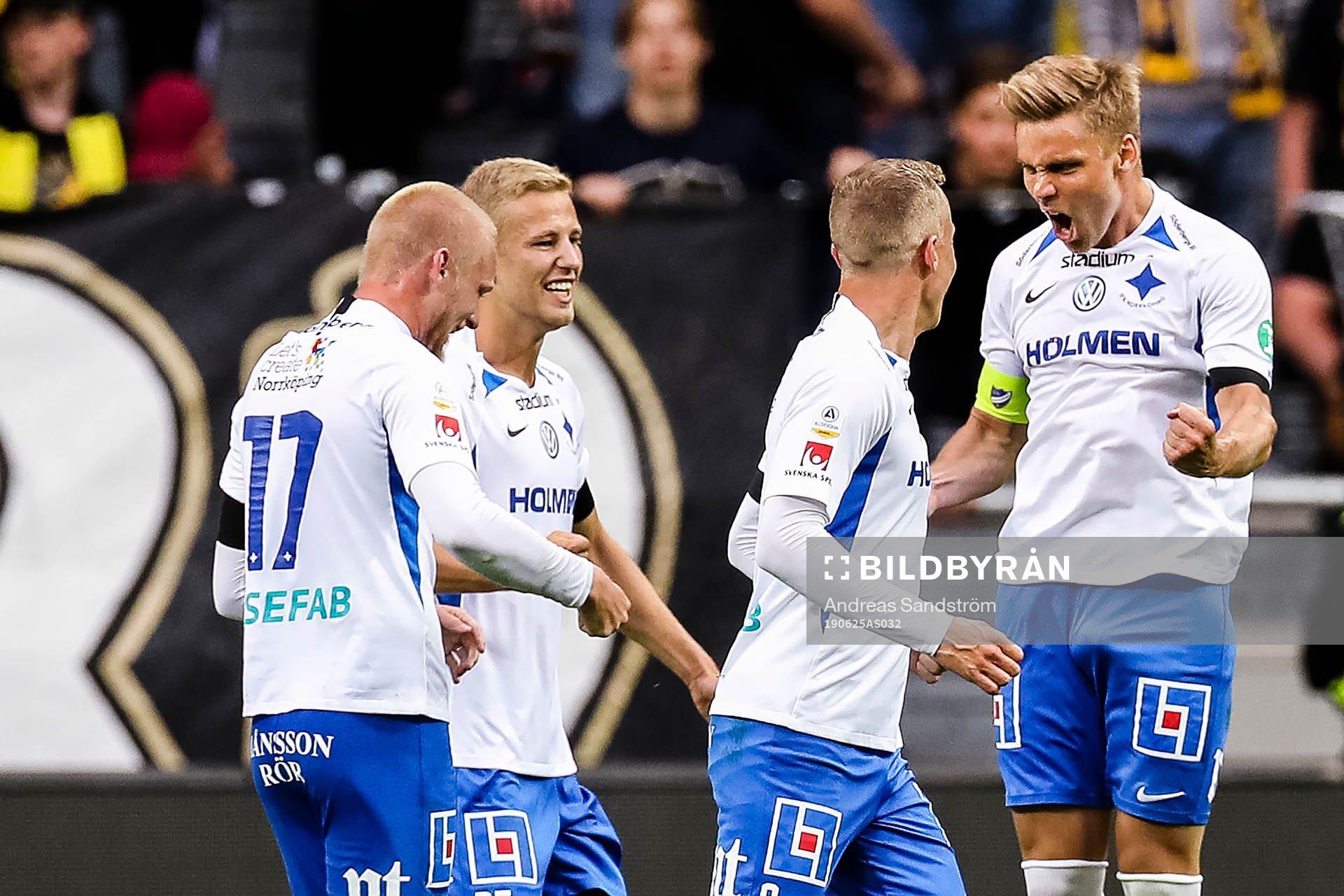 IFK Norrköpings Christoffer Nyman jublar