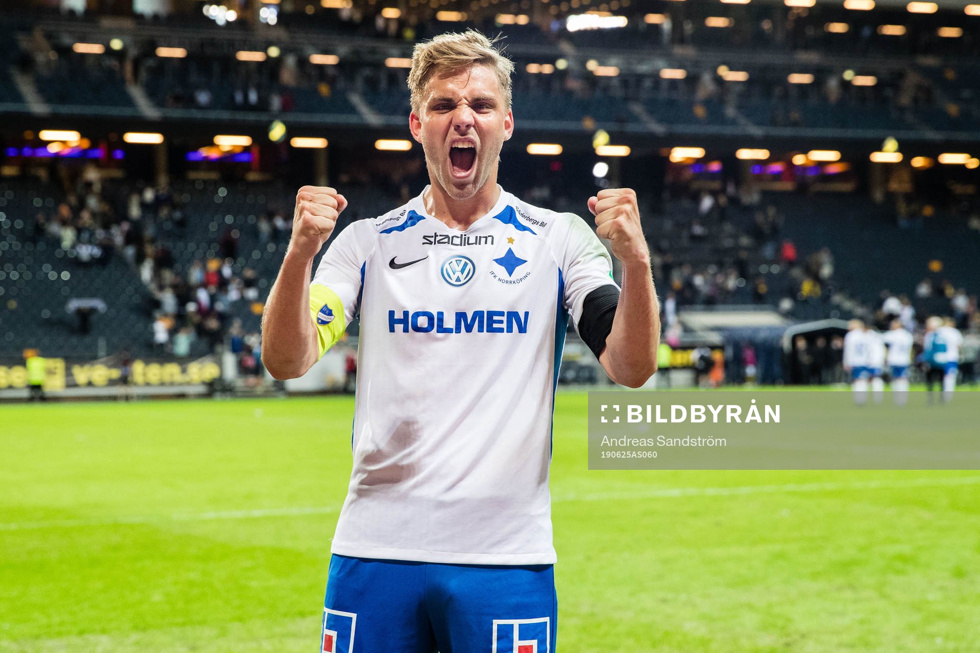IFK Norrköpings Christoffer Nyman jublar