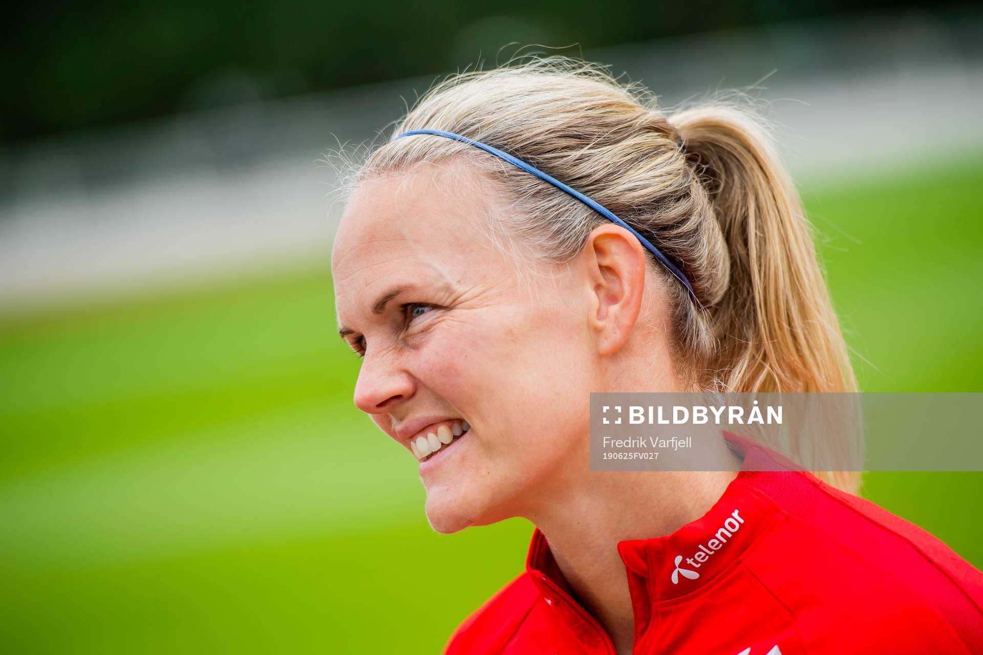 Goalkeeper Ingrid Hjelmseth of Norway