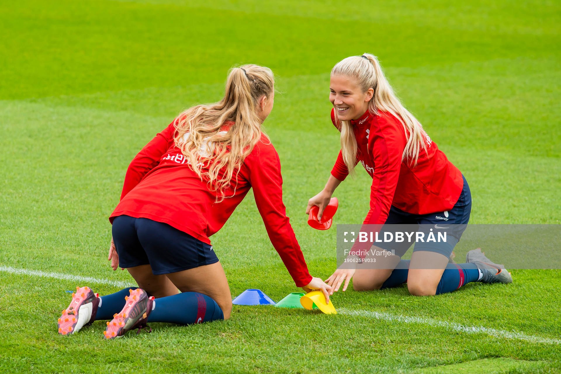Lisa-Marie Karlseng Utland and Emilie Nautnes of Norway