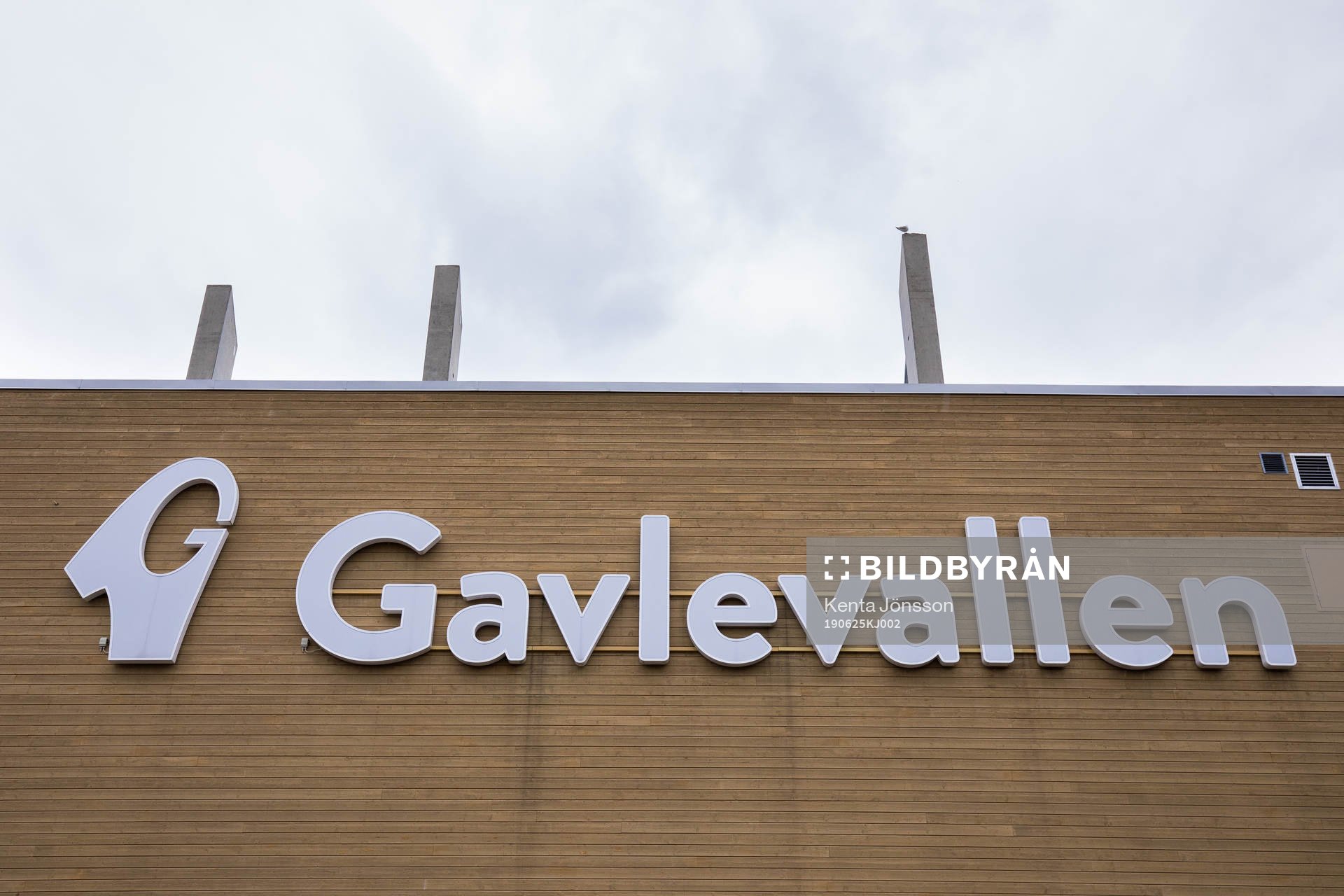 Skylt på Gavlevallen