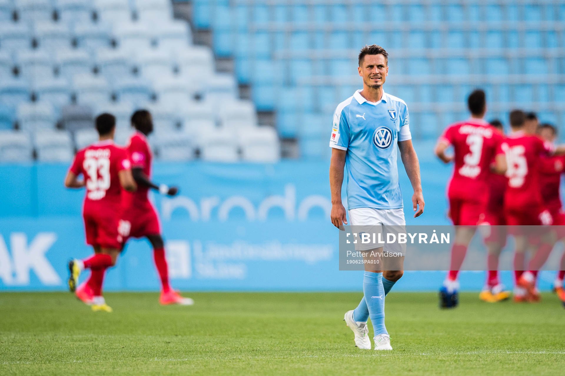 Malmö FFs Markus Rosenberg deppar