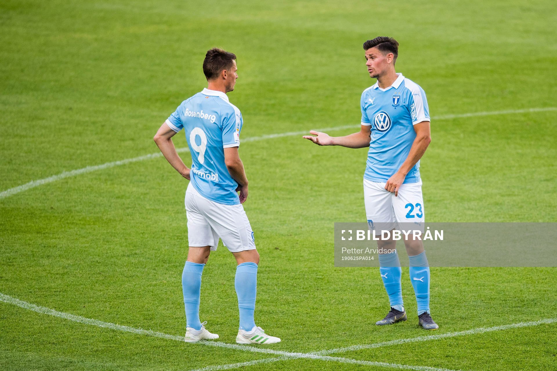 Malmö FFs Markus Rosenberg och Marcus Antonsson deppar