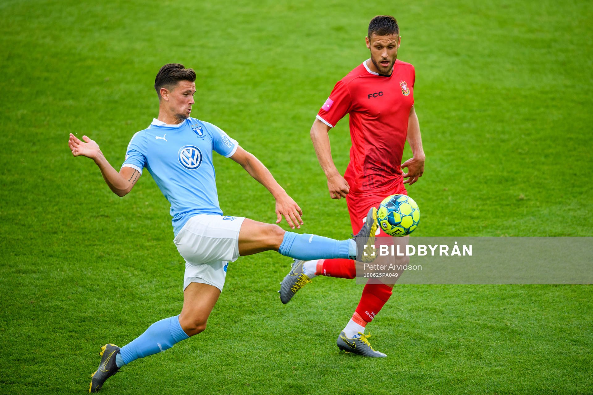 Malmö FFs Marcus Antonsson och Goricas Nemanja
