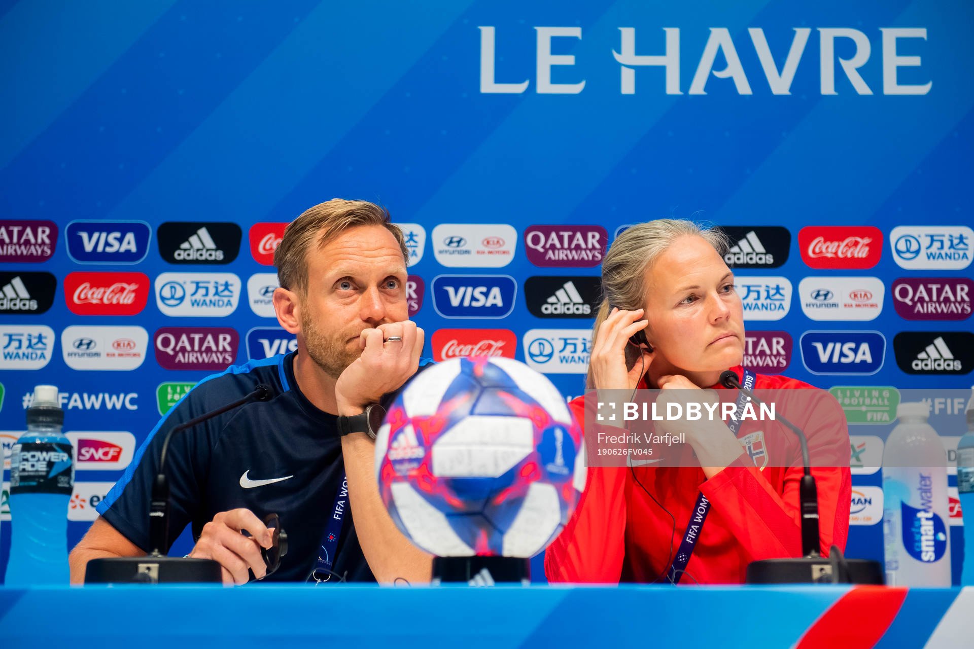 Martin Sjögren, head coach of Norway, and goalkeeper