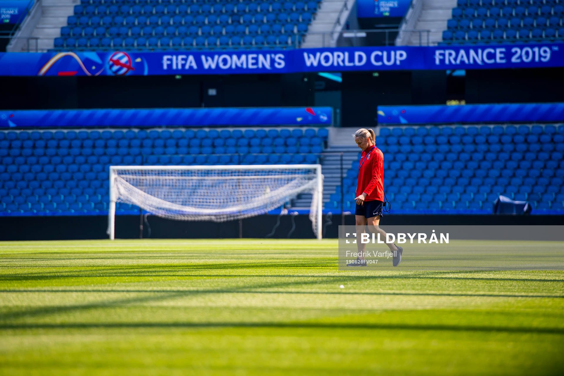 Goalkeeper Ingrid Hjelmseth of Norway