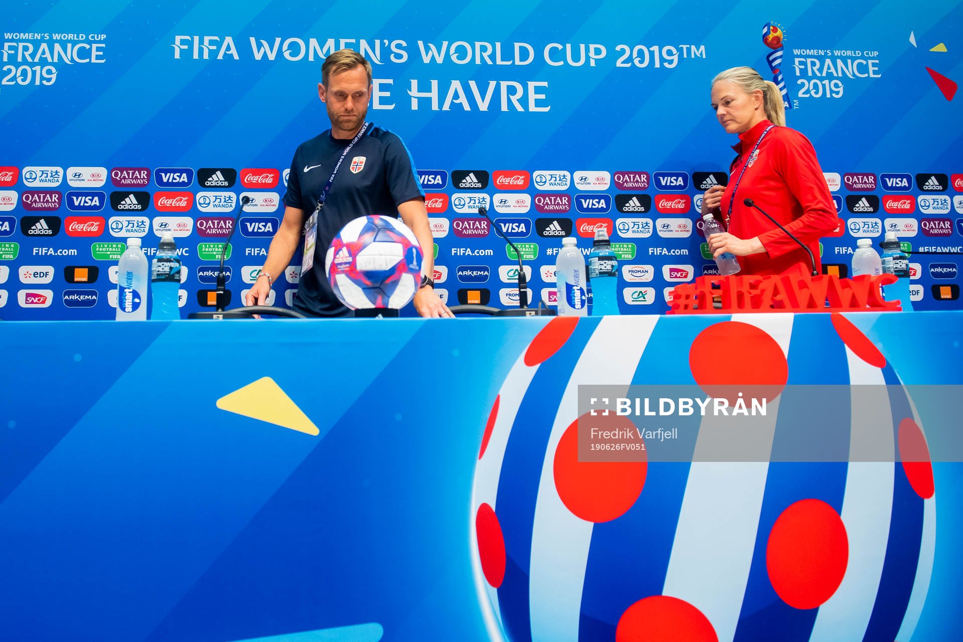 Martin Sjögren, head coach of Norway, and goalkeeper