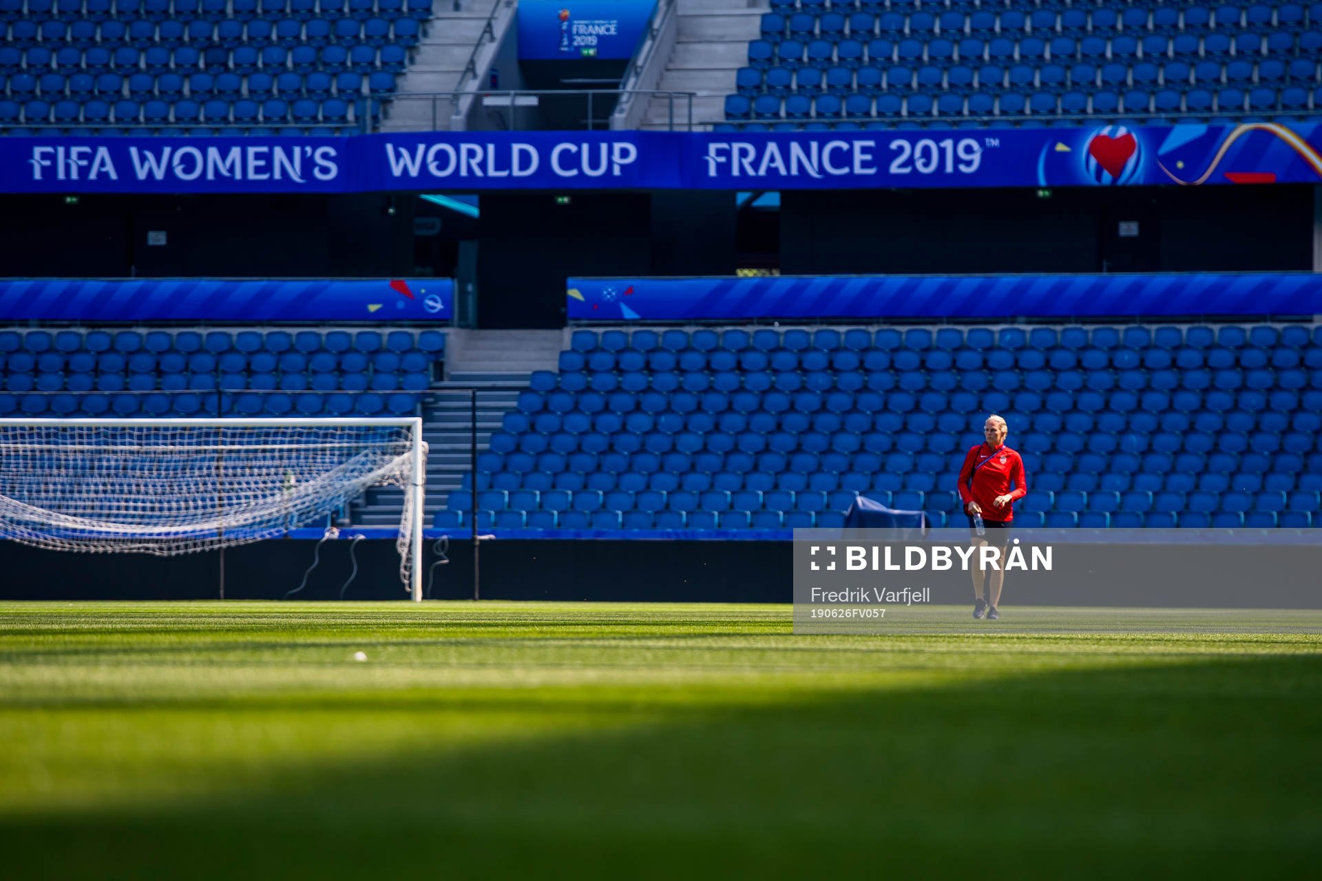 Goalkeeper Ingrid Hjelmseth of Norway