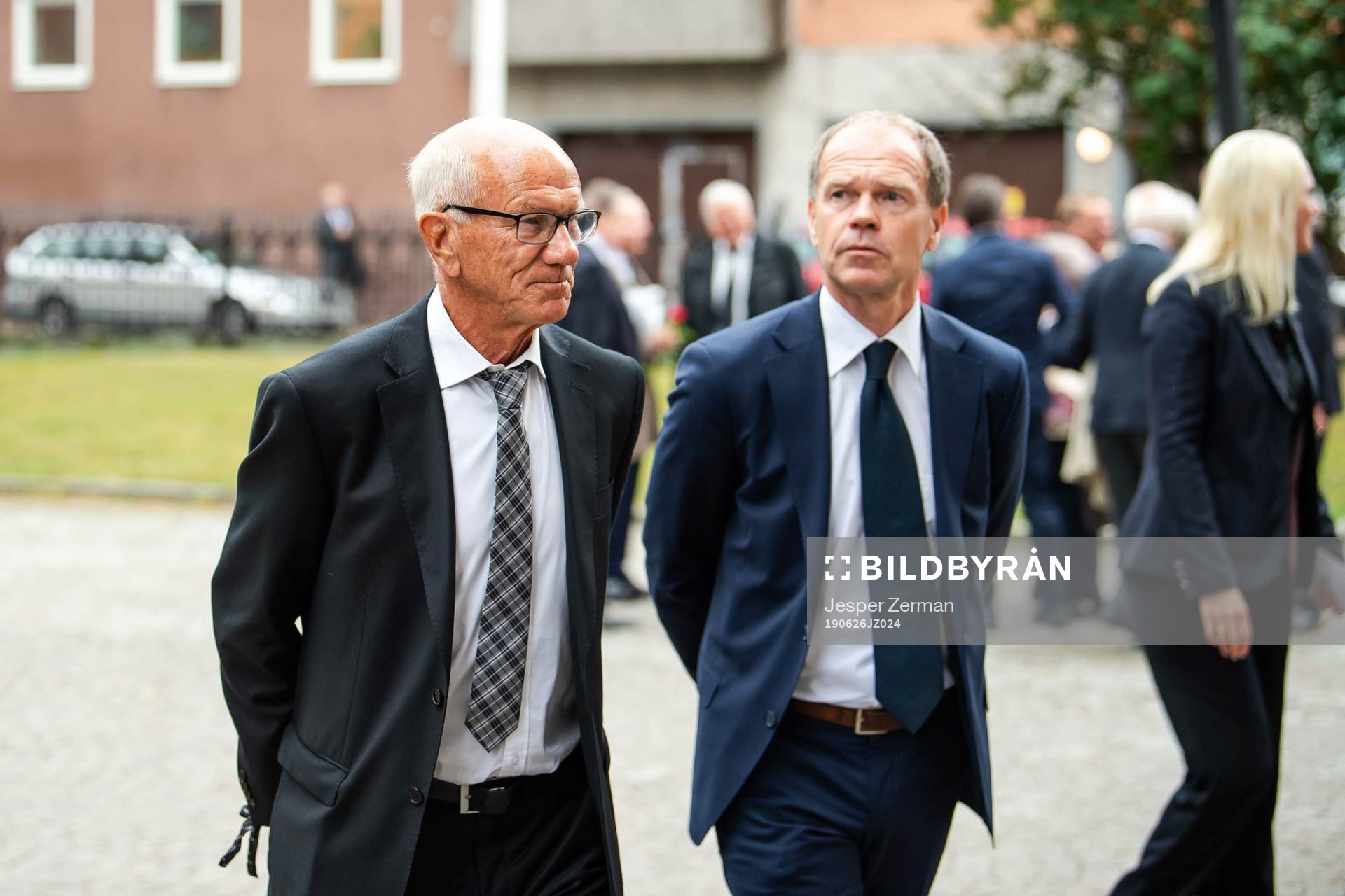 Former swedish head coach  Tommy Svensson and Leif Andersson