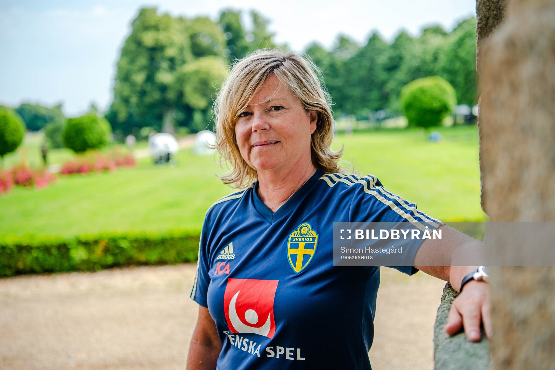 Marika Domanski Lyfors, Head of delegation of Sweden poses