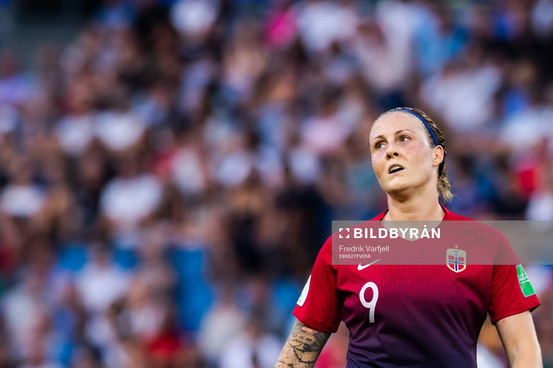 Isabell Lehn Herlovsen of Norway looks dejected