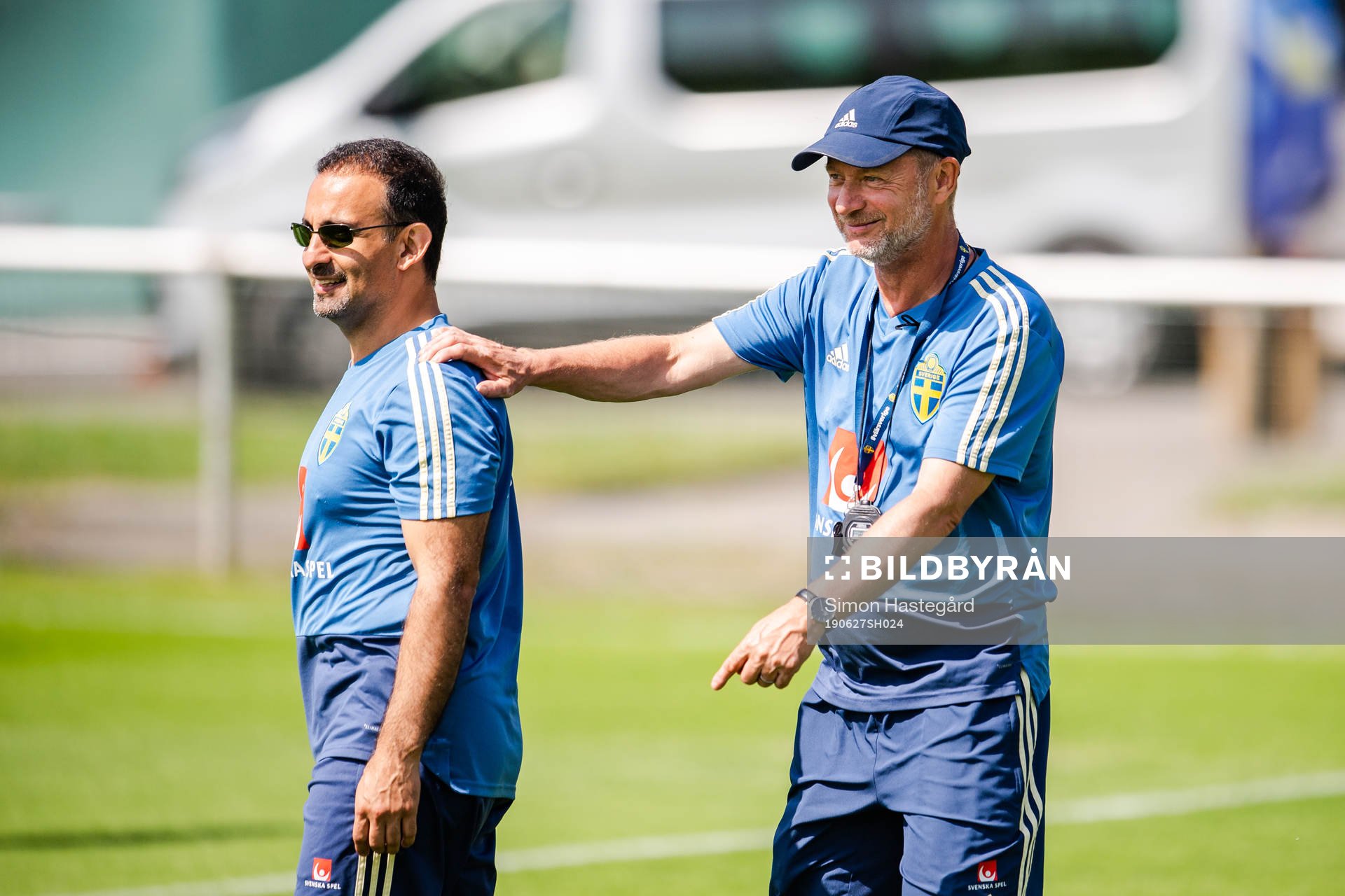 Ali Kad, Doctor and Peter Gerhardsson, Head coach of Sweden