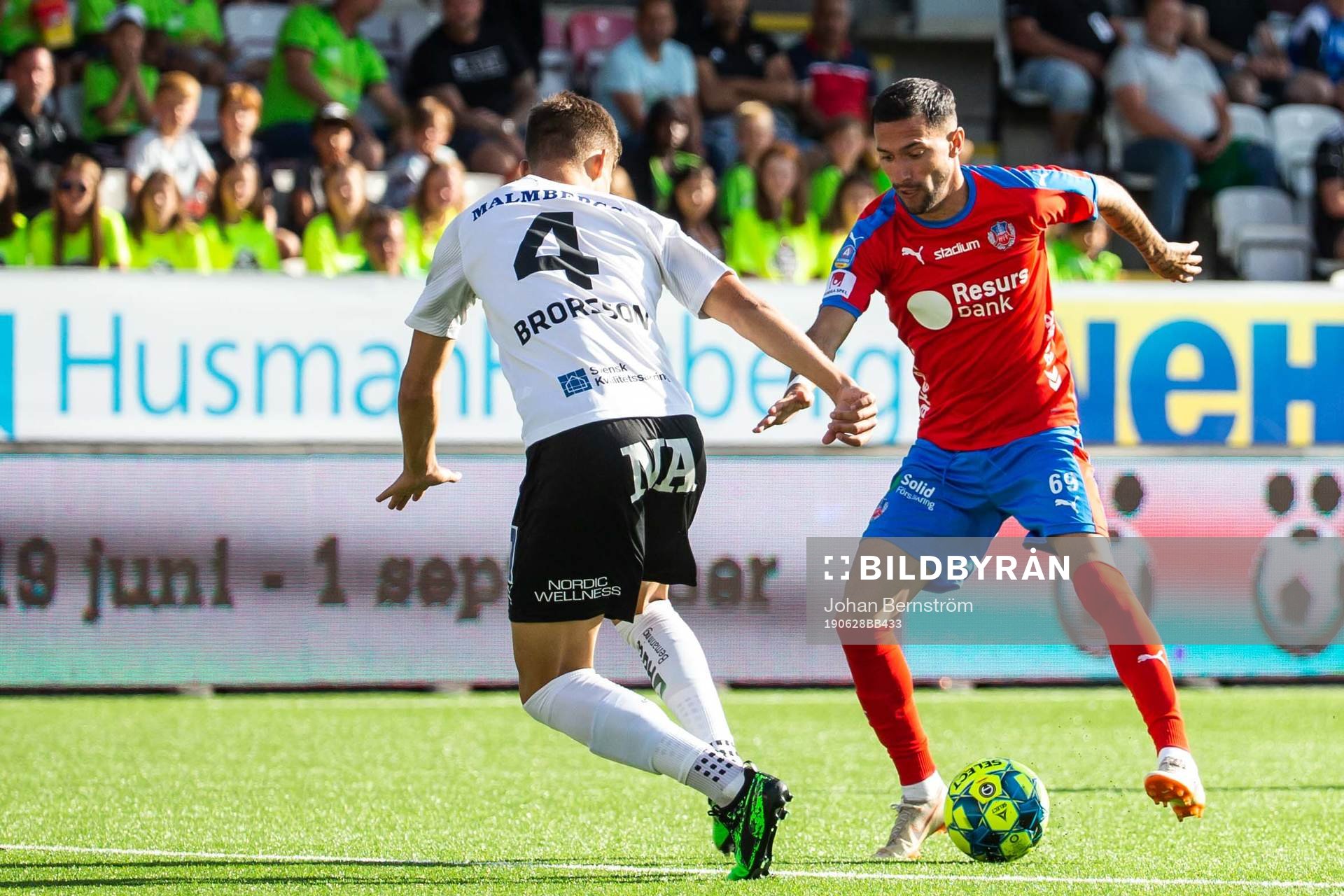 Helsingborgs David Boysen och Örebros Arvid Brorsson